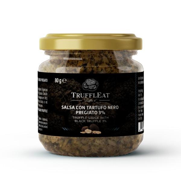 Truffle sauce with fine black truffle 3% 80 gr