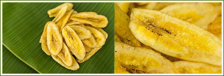 Banana chips Slants