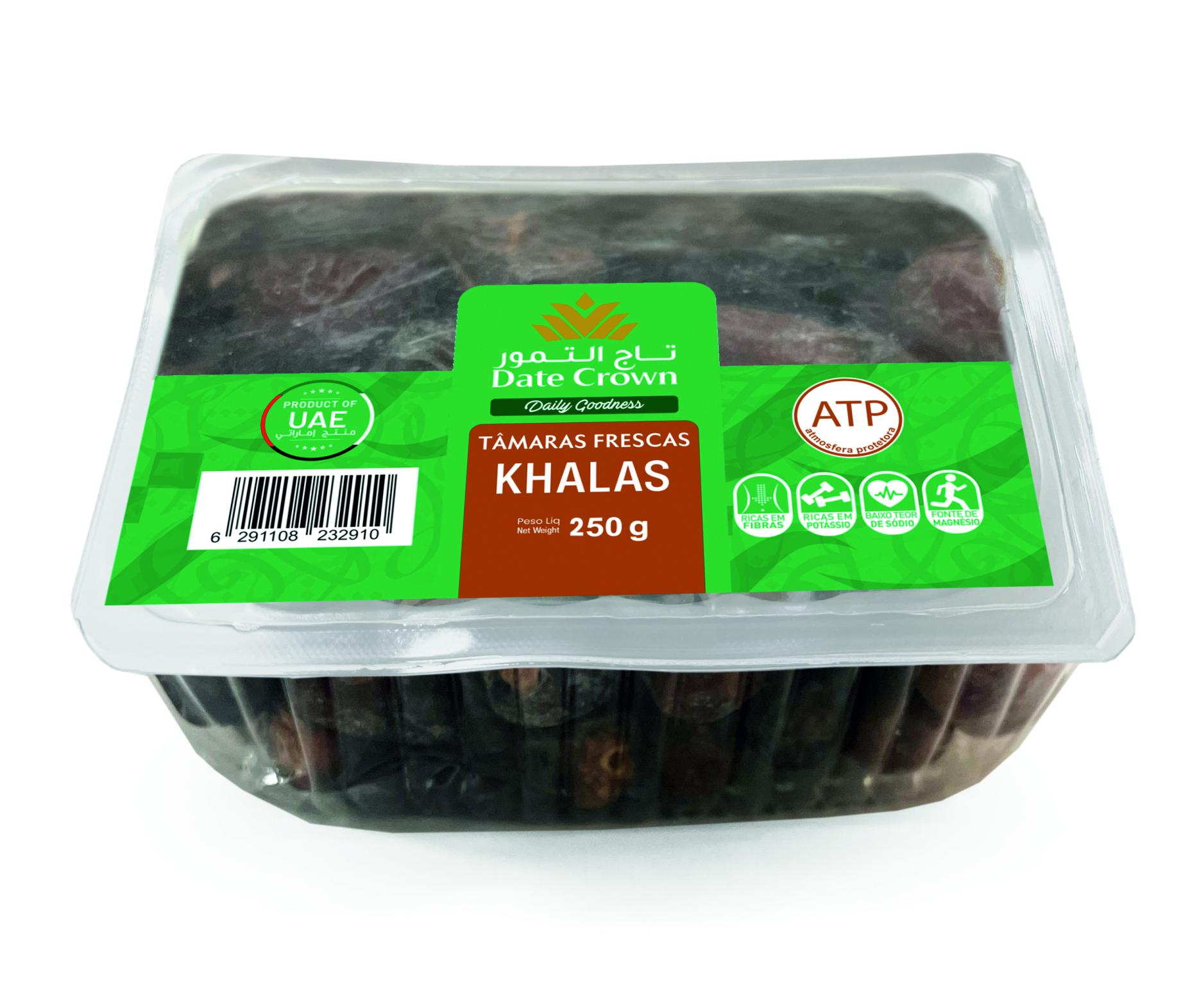 Khalas Dates 250g Rigid Pack