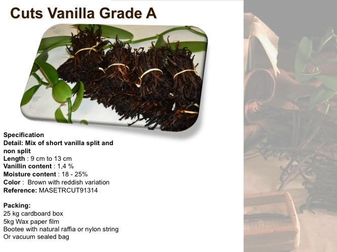 Madagascar Black non split grade A vanilla pods