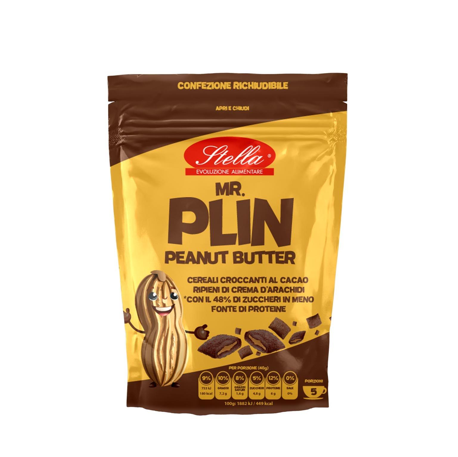 Mr Plin Peanut Butter - Cacao Cereal Pillows With Peanut Butter