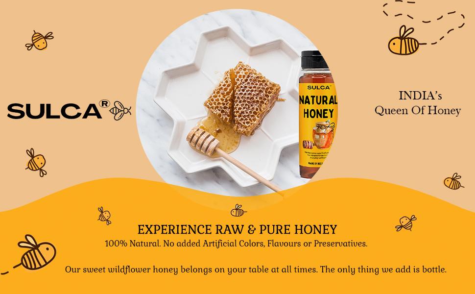 SULCA HOT HONEY Fusion - First in India | Wildflower Honey, Bird's Eye Chili & Apple Cider Vinegar- A healthy Fusion