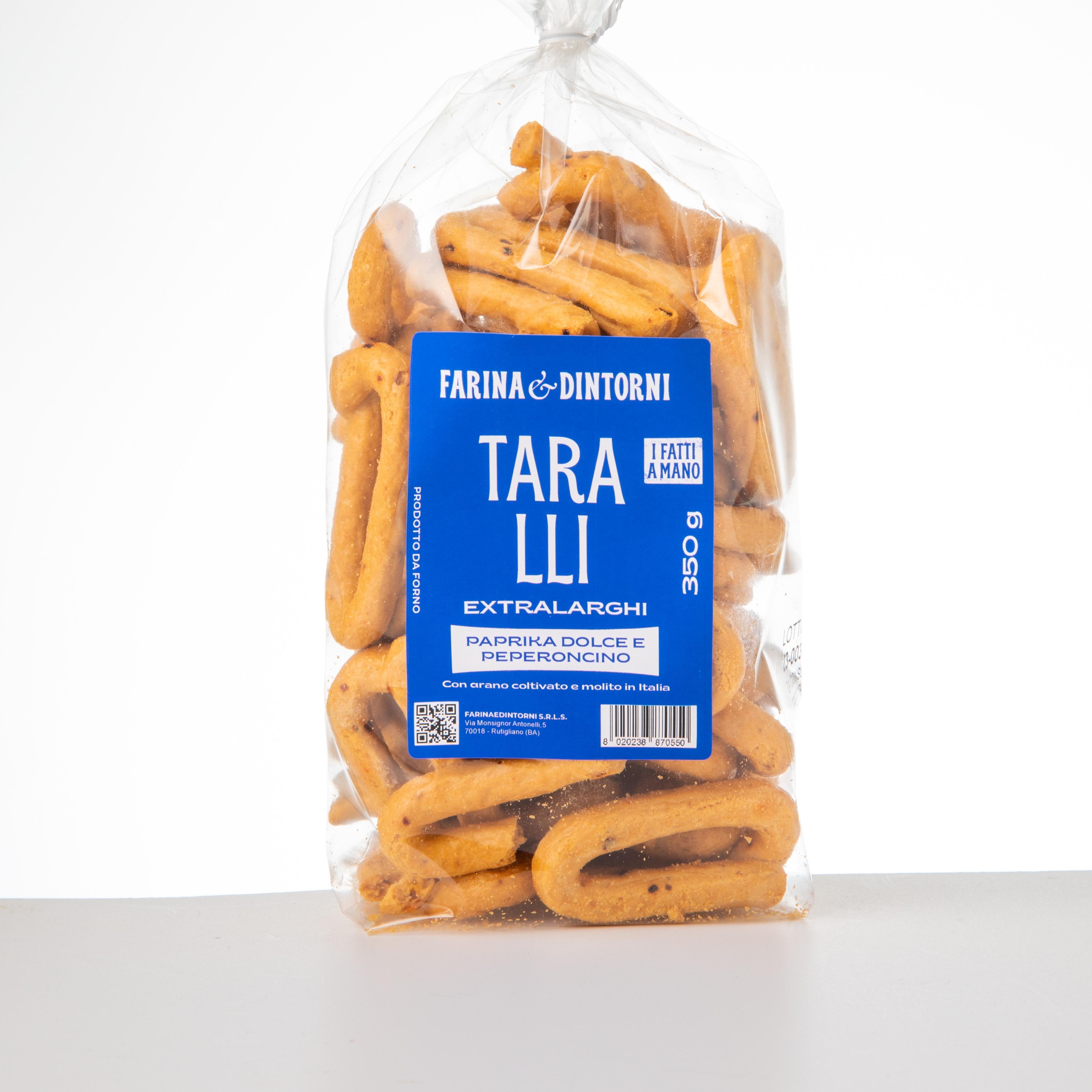 Taralli Extralarghi Paprika Dolce E Peperoncino