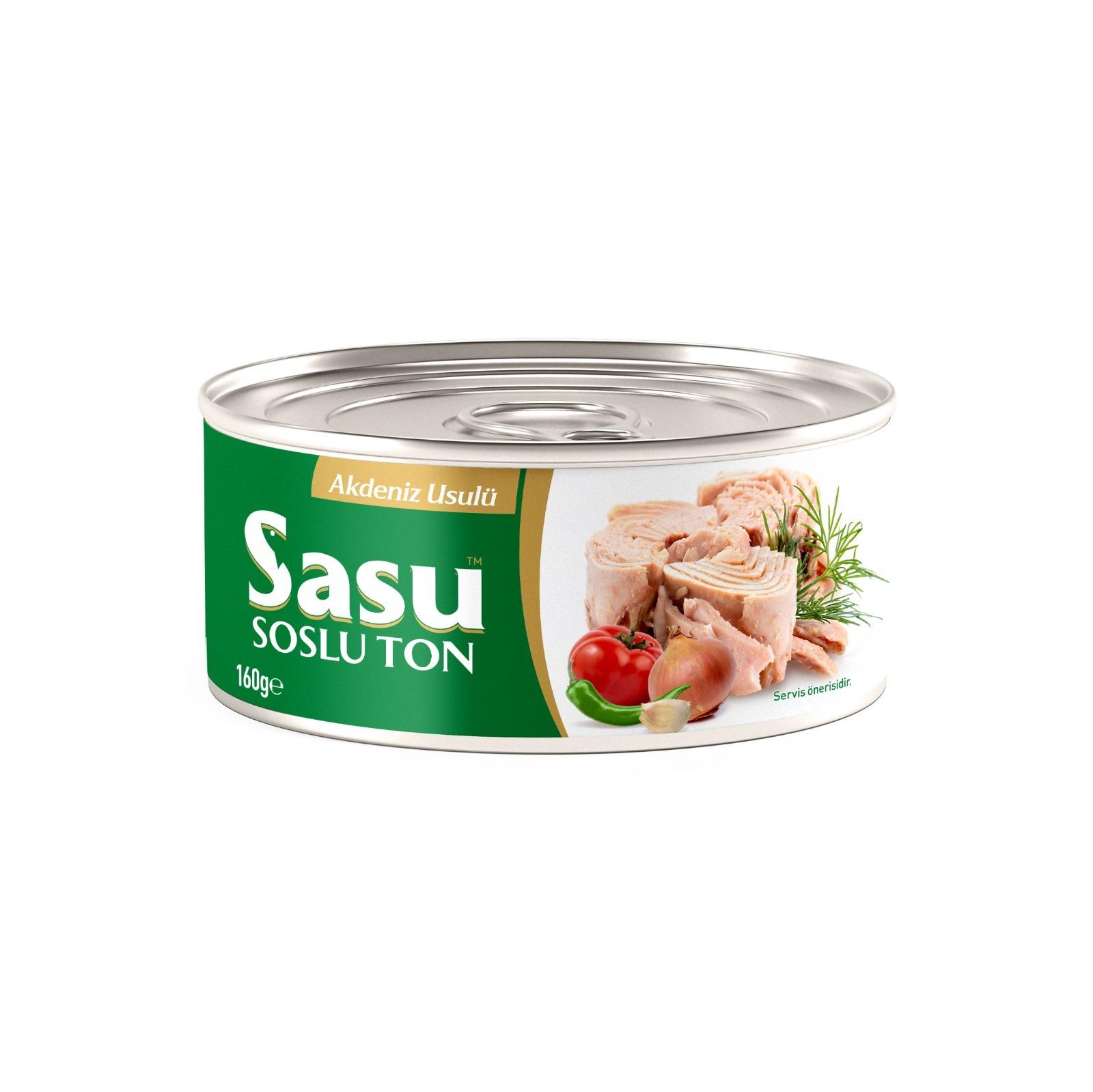 Canned tuna with vegetable seasoning