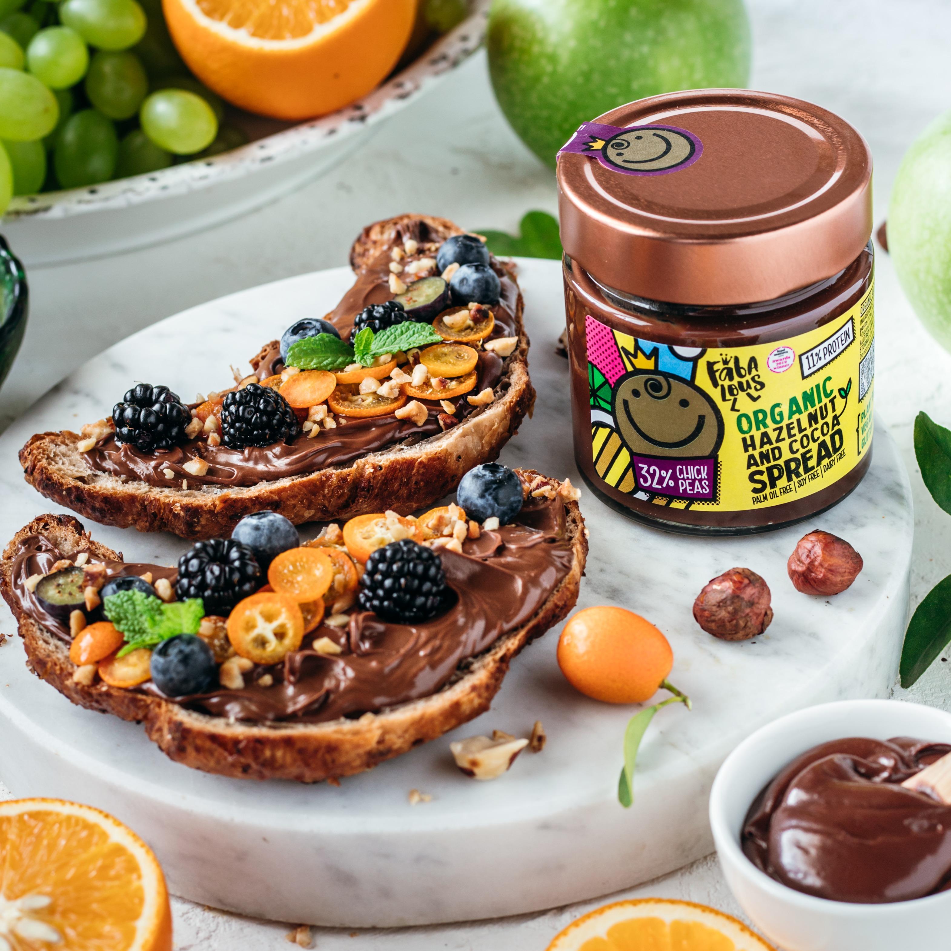 Fabalous Organic Hazelnut and Cocoa Spread