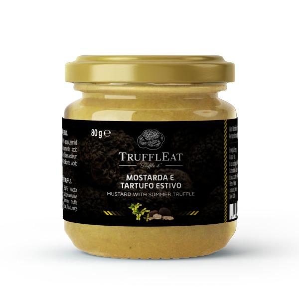 Mustard and black summer truffle 80 gr