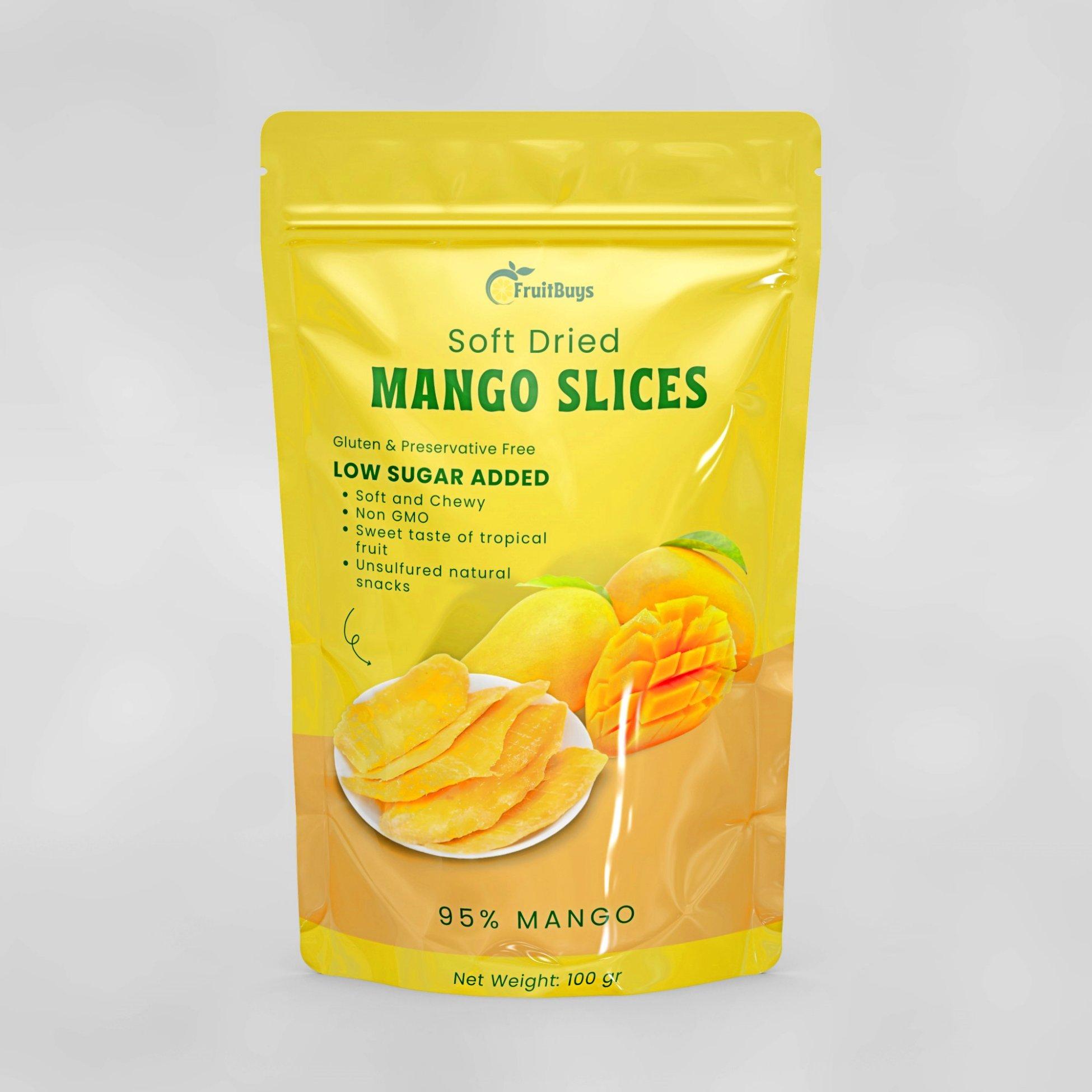 Dried Mango Slices - FruitBuys Vietnam +84-919739589