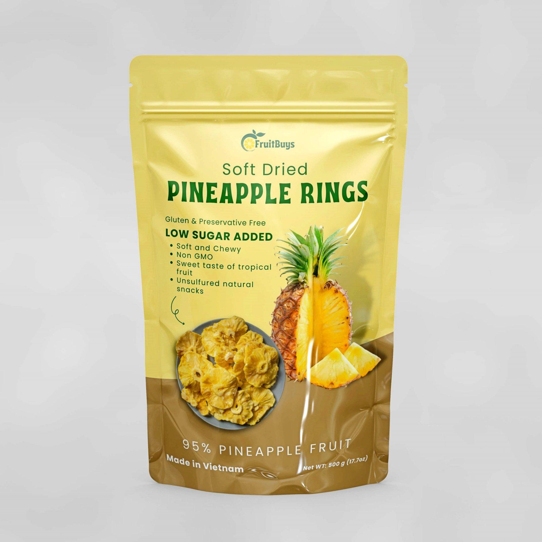 Dried Pineapple Ring - FruitBuys Vietnam +84-919739589