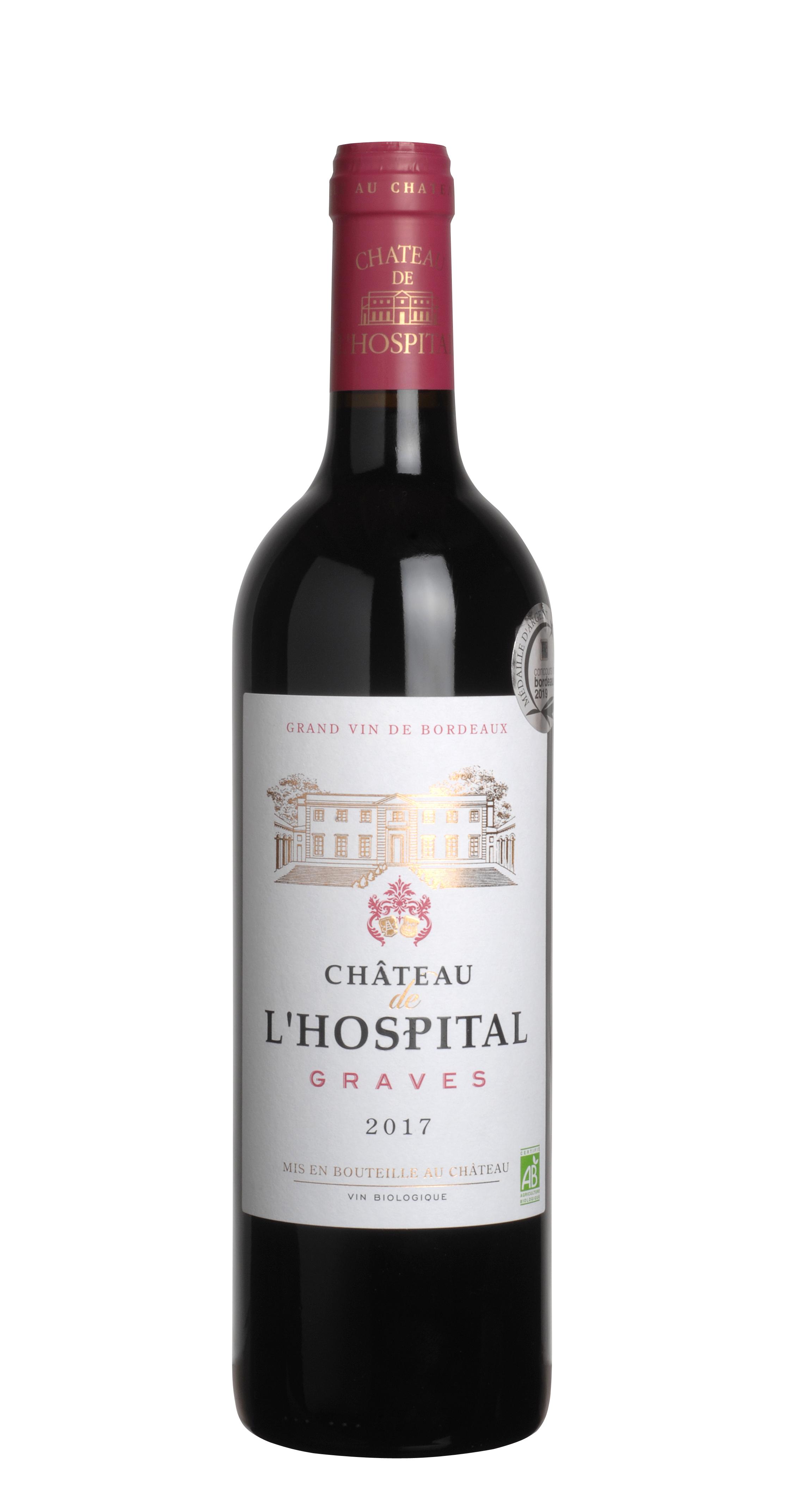 Château de L'Hospital Graves Rouge Organic 2017