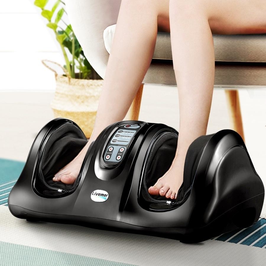 Wholesale Price Electromagneric Wave Foot Massager Shiatsu Foot Spa Heating Vibration Massage Machine Roller Foot Massager