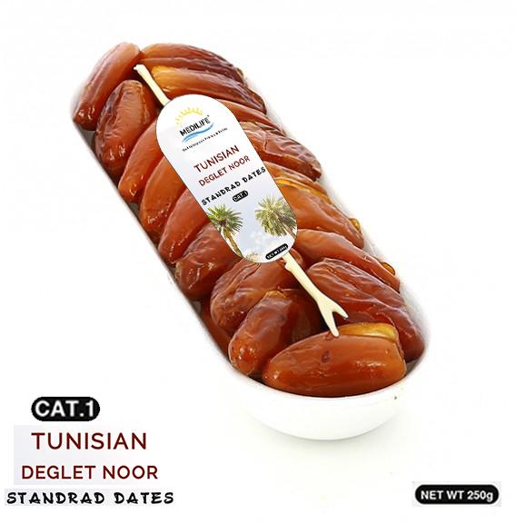 Standard Deglet Noor Dates 250gr tray